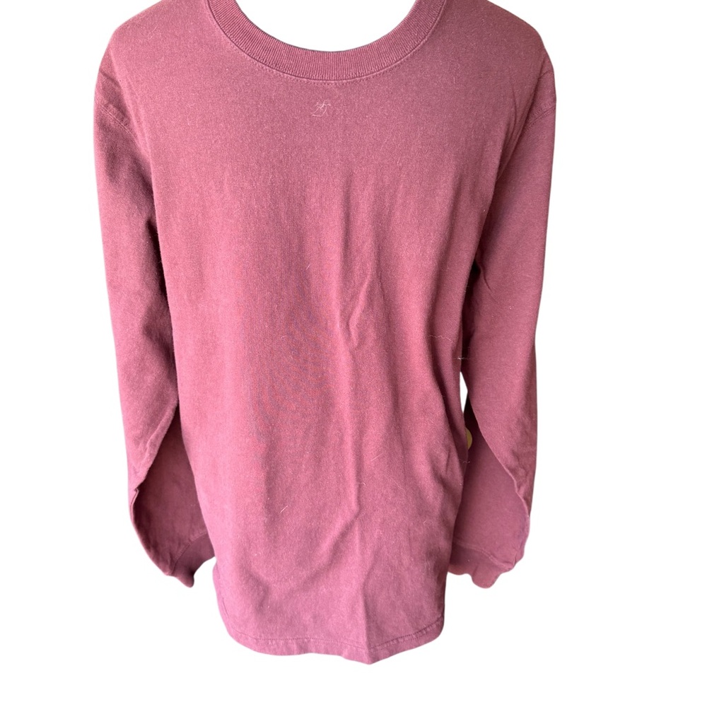 CARHARTT Mens Maroon Small Long Sleeve Loose Fit Shirt
